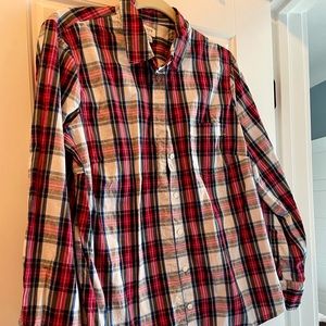 Plaid dress shirt